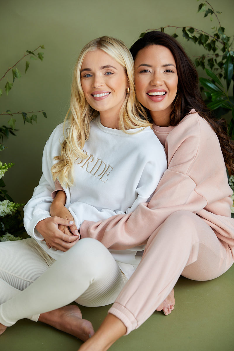 Personalised Bridal Sweatshirt - Pink | HA Designs LTD