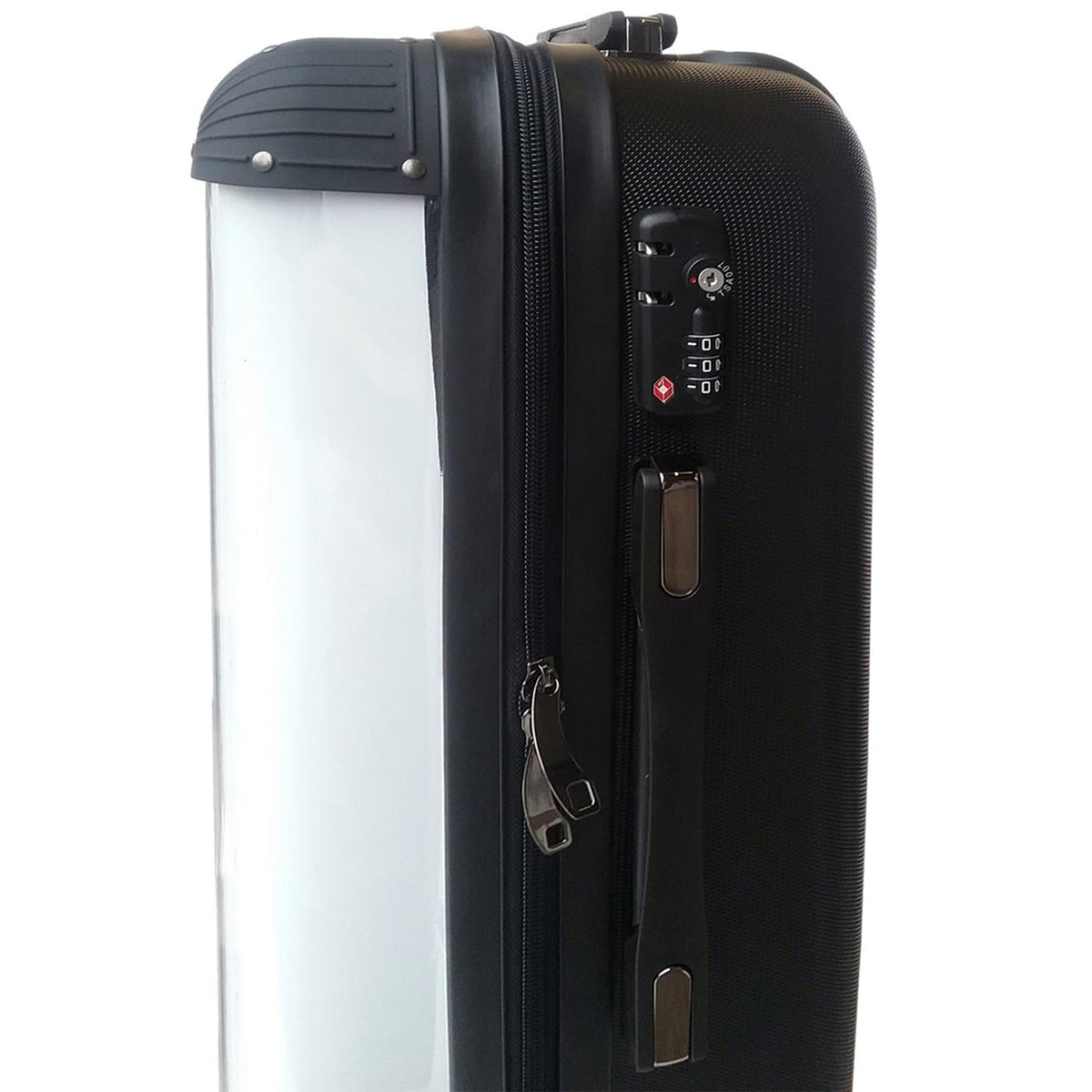 Personalised Printed Suitcase - Black Marble | HA Designs LTD